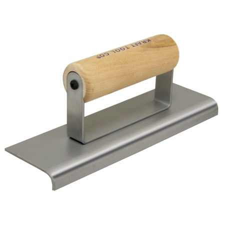 Kraft Tool Heavy-Duty Steel Edger, 8" x 2" 3/8"R CF527