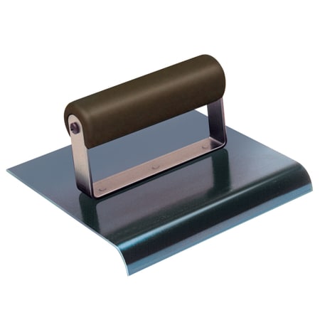 Kraft Tool Blue Steel Edger w/Plas, 6" x 6" 3/4"R CF578P