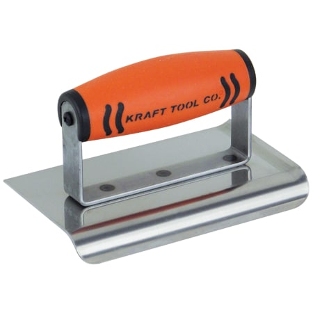 Kraft Tool Curved End Edger w/ProFor, 6"x4" 1/4"R CF172PFCF