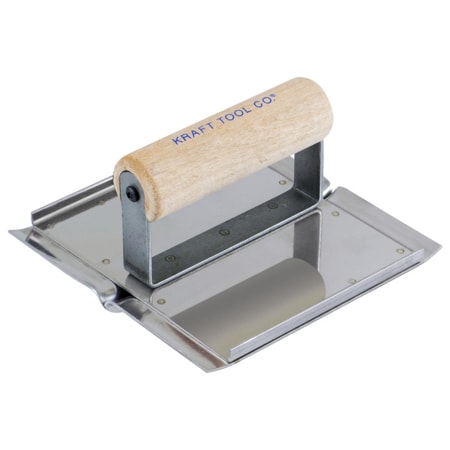 Kraft Tool SS Groover w/Wood Hdl, 6"x6" 3/8"D 1/4"R CF599