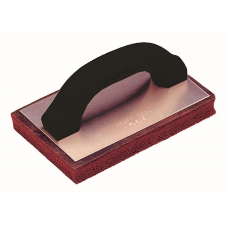 Kraft Tool Fine Cell Red Float w/Pl, 8" x 5" x 1 PL373P