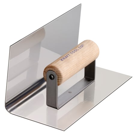 Kraft Tool Inside Step Tool w/Wood, 8" x 4" 1/2"R CF180