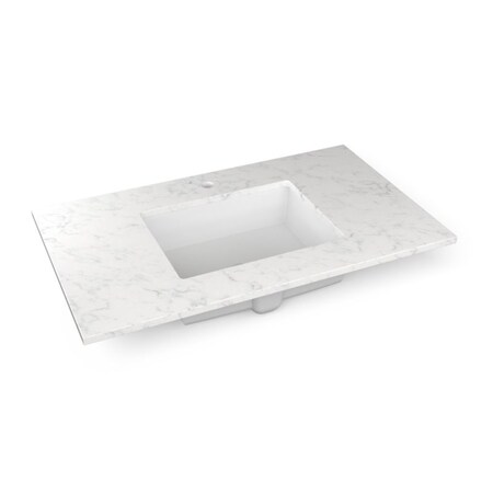 Robern Vf Top, 1 Hole Lyra, 37"x22" TF37UCO94-1
