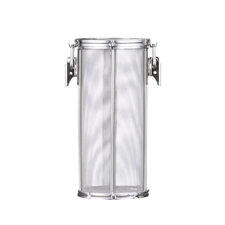 Marlin Steel Wire Products Mesh Basket w/Latch on Lid, 3.96"x6.5" 00-00363231-31