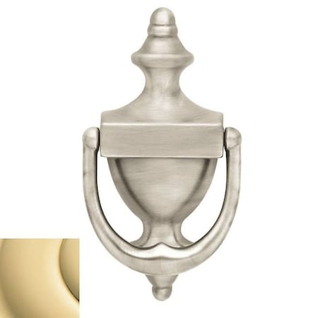 Baldwin Estate Unlacquered Brass Door Knockers 0102.031