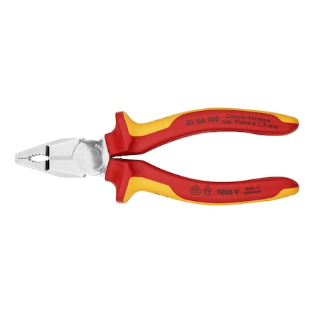 Knipex Combination Pliers, 6 1/4" Combination P 01 06 160