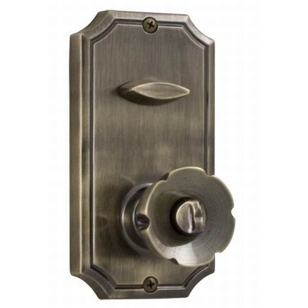 Weslock Eleganti INT HSET SGL CYL INT Trim 2-3/8" Antique Brass 01400--EA3820