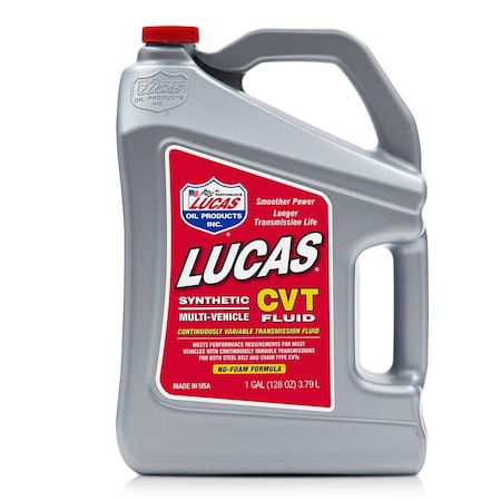 Lucas Oil Products Synthetic Cvt Transmission Fluid, 4x, PK4 10112