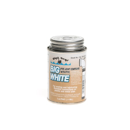 Black Swan Mfg. Co. Big White 1/4 pt. 02077