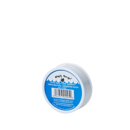 Black Swan PTFE Tape-Low Density-China 1/2" X 520" 02095