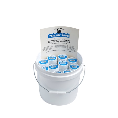 Black Swan PTFE Tape-Low Den-China3- 70Bucket, PK70 02105BK