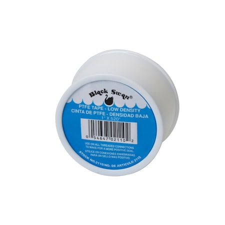Black Swan PTFE Tape-Low Density-China 1" X 520" 02110