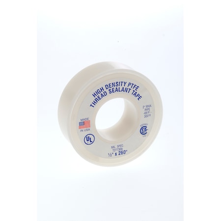 Black Swan PTFE Tape-High Density-China 1/2" X 260" 02120