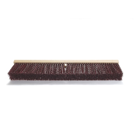 Malish Broom Head, Maroon, 3 in L Bristles 022036