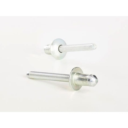 Stanley Engineered Fastening Blind Rivet, 1/4 in Dia., Aluminum Body, 1500 PK 02241-00819