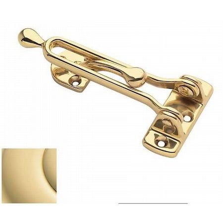 Baldwin Estate Unlacquered Brass Door Guards and Chains 0250.031