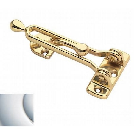 Baldwin Estate Bright Chrome Door Guards and Chains 0250.260