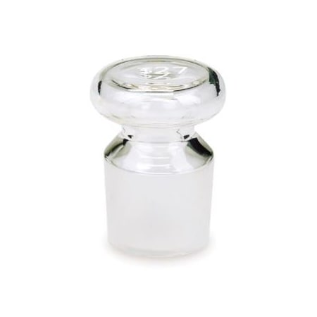 Vee Gee Ground Glass Flask Stoppers, Clear, PK6 03081