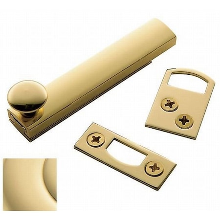 Baldwin Estate Unlacquered Brass Surface Bolts 0321.031