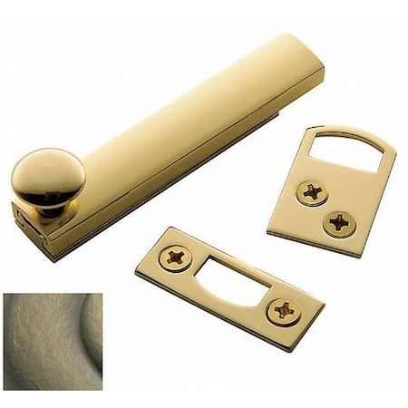 Baldwin Estate Antique Brass Surface Bolts 0321.050