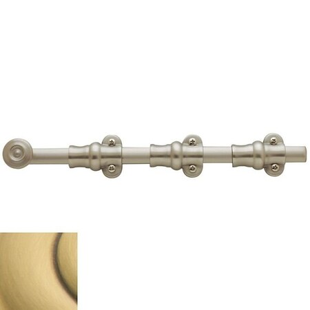Baldwin Estate Satin Brass with Brown Surface Bolts 0382.060