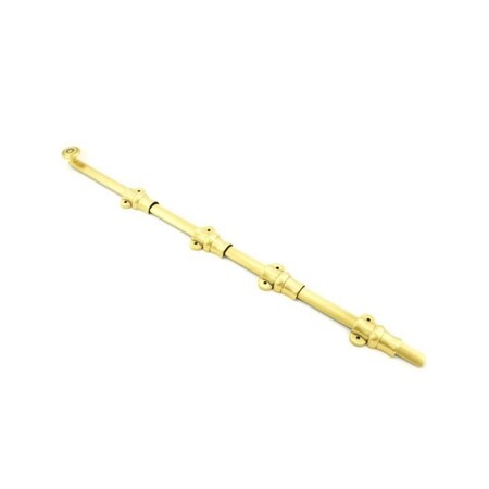 Baldwin Estate Satin Brass with Brown Surface Bolts 0383.060