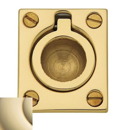 Baldwin Estate Lifetime Brass Flush Ring Pull 0392.003