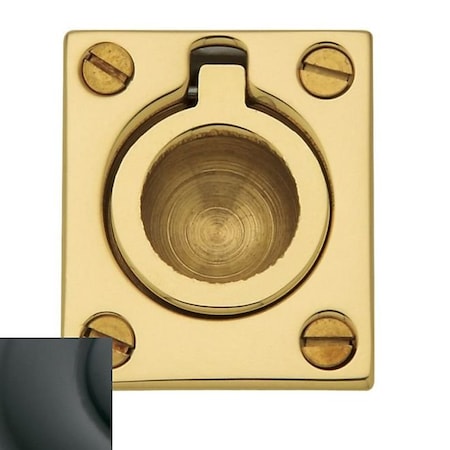 Baldwin Estate Oil Rubbed Bronze Flush Ring Pull 0392.102