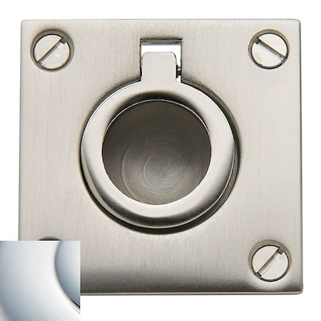 Baldwin Estate Bright Chrome Flush Ring Pull 0393.260