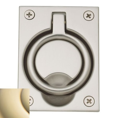 Baldwin Estate Lifetime Brass Flush Ring Pull 0395.003