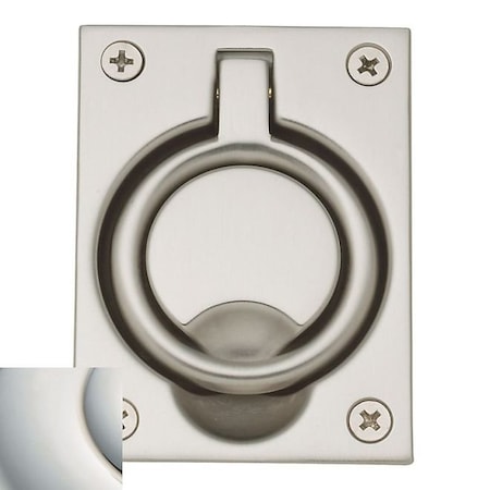 Baldwin Estate Lifetime Bright Nickel Flush Ring Pull 0395.055