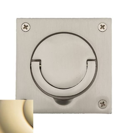 Baldwin Estate Lifetime Brass Flush Ring Pull 0397.003.SOL