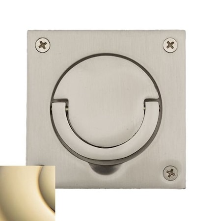 Baldwin Estate Lifetime Brass Flush Ring Pull 0397.003