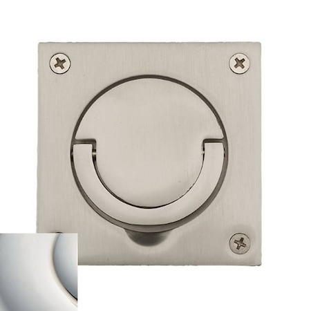 Baldwin Estate Lifetime Bright Nickel Flush Ring Pull 0397.055.SOL