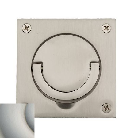 Baldwin Estate Lifetime Satin Nickel Flush Ring Pull 0397.056.SOL