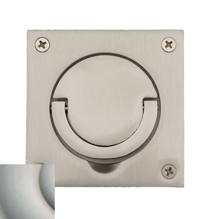Baldwin Estate Lifetime Satin Nickel Flush Ring Pull 0397.056