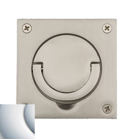 Baldwin Estate Bright Chrome Flush Ring Pull 0397.260.SOL