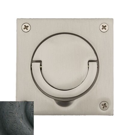 Baldwin Estate Distressed Oil Rubbed Bronze Flush Ring Pull 0397.402