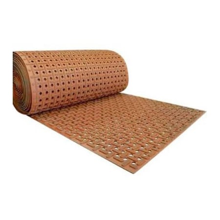 Rubber-Cal Floor Roll, Rubber, 34-in W x 48-in L, 0.375-in Thick 03-W182