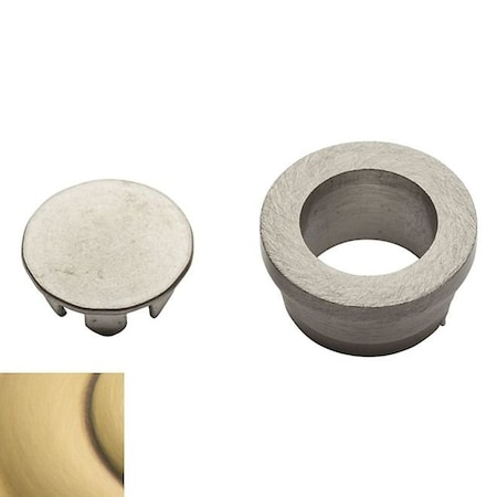 Baldwin Estate Satin Brass with Brown Faceplates 0407.060