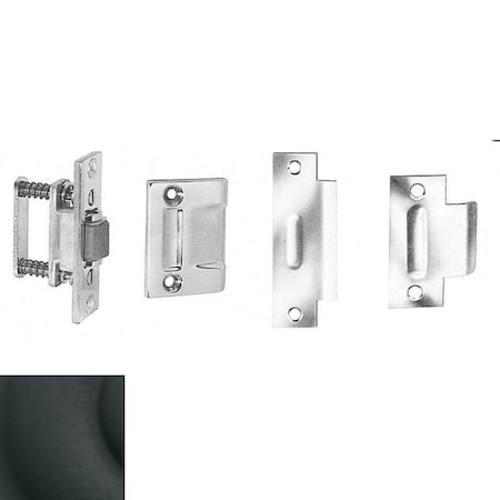 Baldwin Estate Satin Black Door Catches 0432.190
