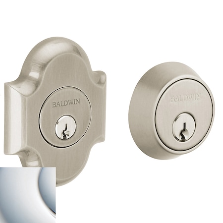 Baldwin Estate Bright Chrome Deadbolts 8253.260