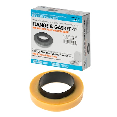 Black Swan Flange & Gasket 4" With Brass Bolt Kit 04545