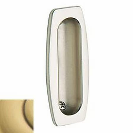 Baldwin Estate Satin Brass with Brown Flush Pulls 0458.060