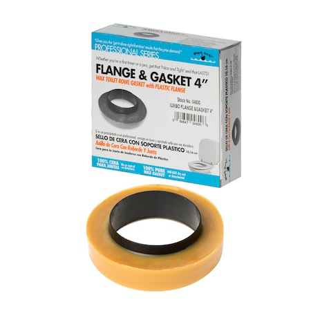 Black Swan Jumbo Flange&Gasket 4" with Brass Bolt Kit 04605