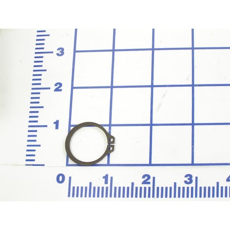 Kelley External Retaining Ring, Steel Plain Finish, 1 in Shaft Dia 049-037