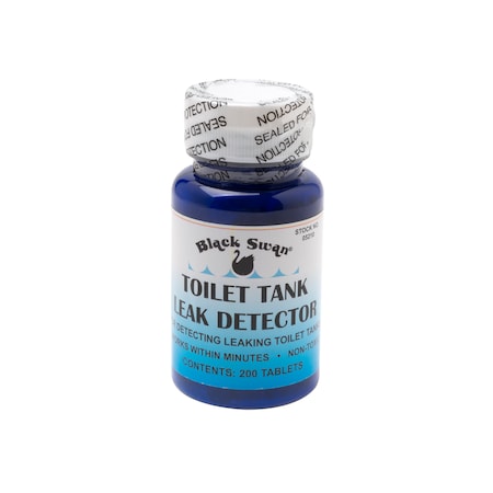 Black Swan Toilet Tank Leak Detector-200 Tablets 05210 | Zoro