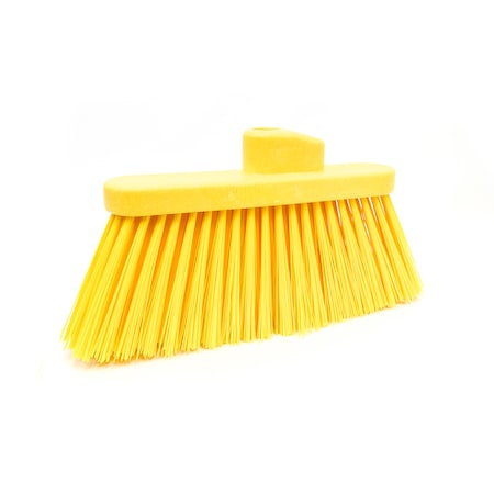 Malish Broom Head, Yellow, 4 in L Bristles 055940