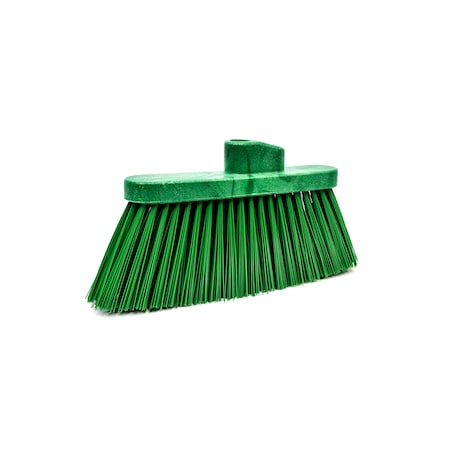 Malish Broom Head, Green, 4 in L Bristles 055950