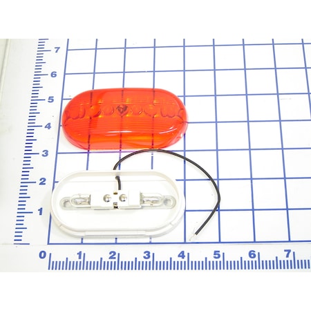Kelley Inside Light Assemblies, Red Inside Oval 061-213